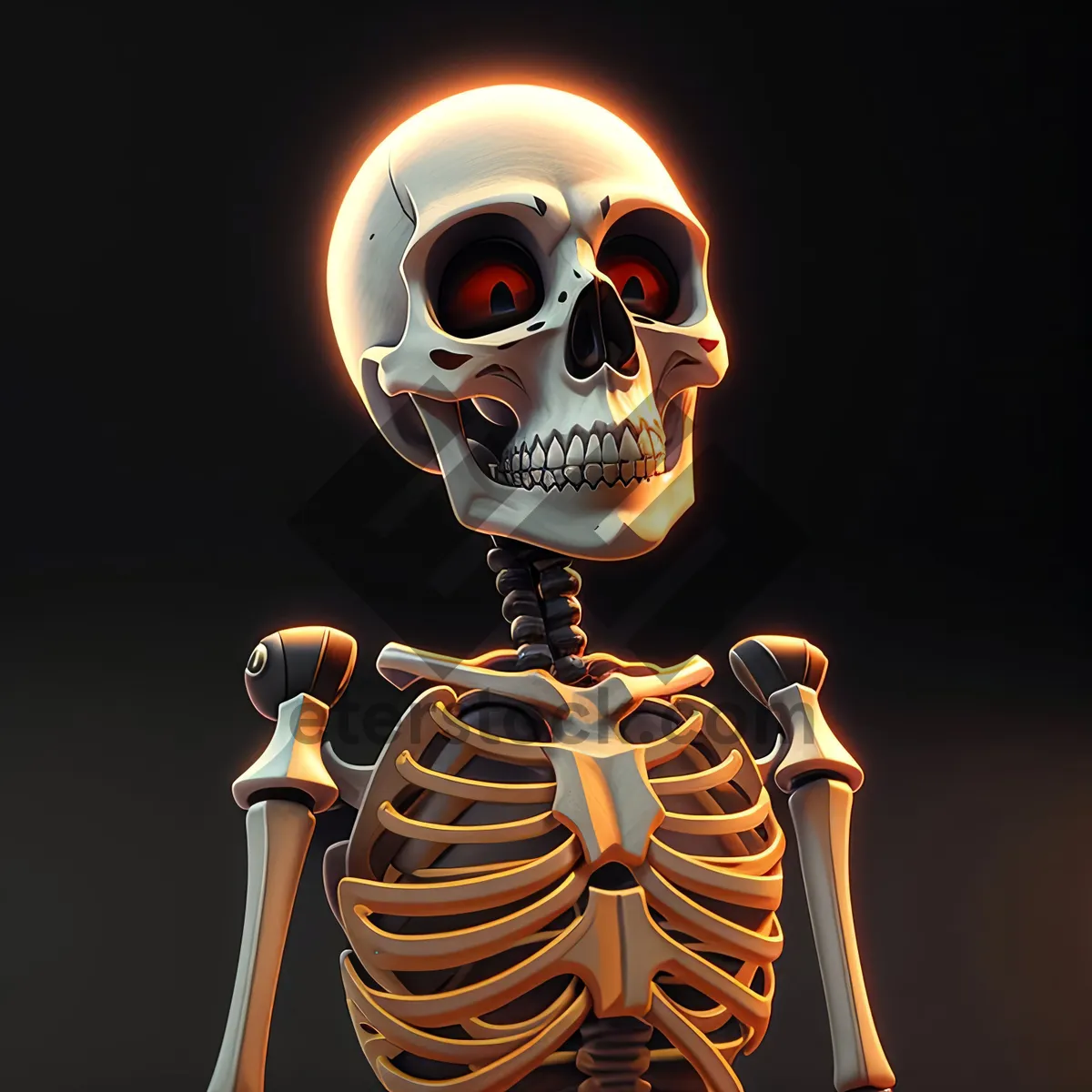 Picture of Spooky Skeletal Anatomy: Death's Anatomy in 3D