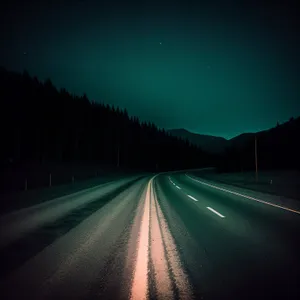 Highway Journey - Speeding Towards Beautiful Horizons