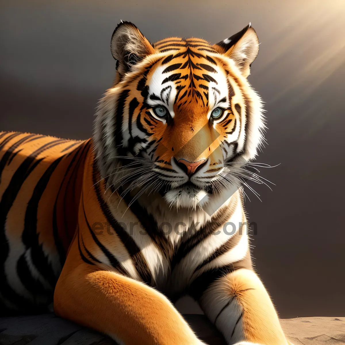 Picture of Majestic Tiger Stares into the Wild