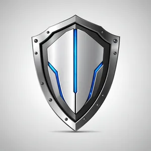 Shiny 3D web graphic icon symbol.