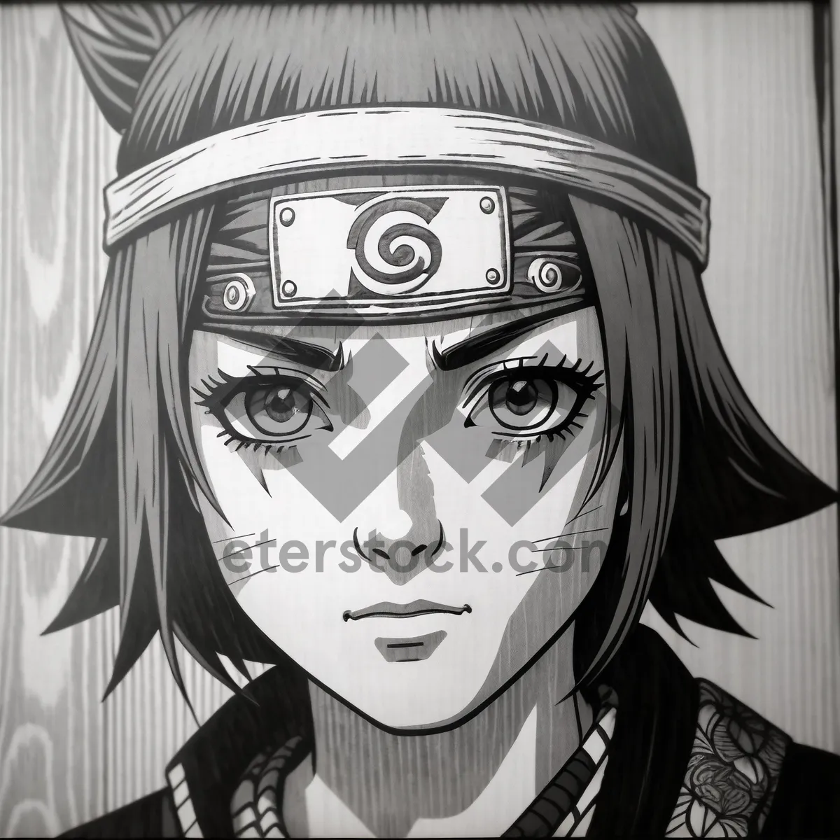 Picture of Masked Portrait: Expressive Eyes in Disguise