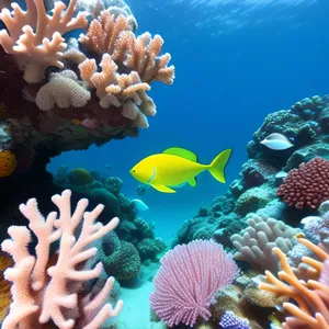 Vibrant Coral Reef Teeming with Dive-worthy Life