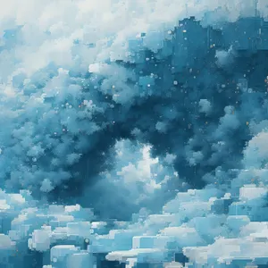 Crystal Ice Texture Wallpaper