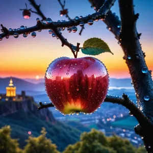 Fresh and Juicy Red Delicious Empire Apple