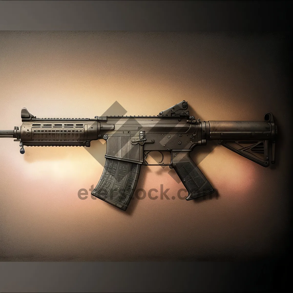 Picture of Desert Assault Auto Rifle: Powerful Firearm for the Field