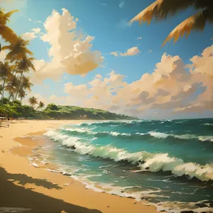 Serenity at the Tropical Coastline
