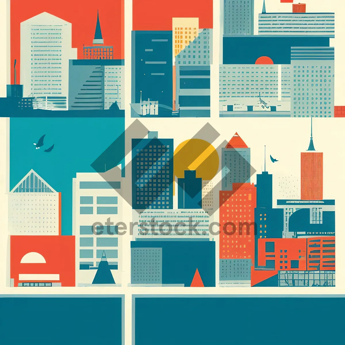 Picture of Web Design Icons Set: Symbolic Button Signs