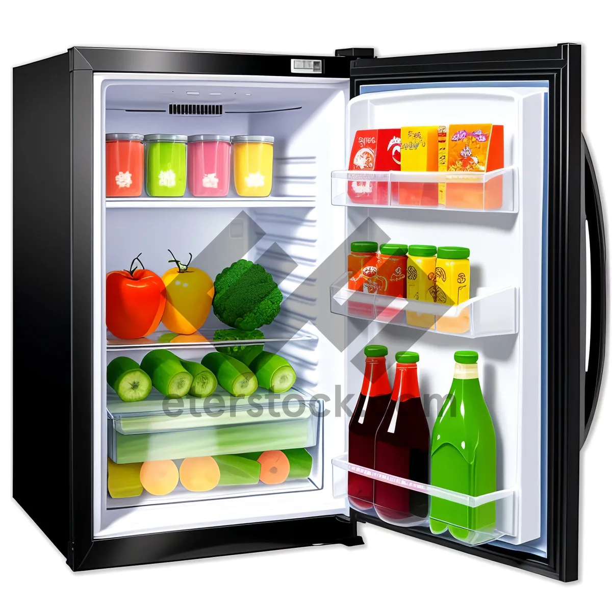 Picture of White Goods Furnishing: Deluxe Refrigerator for Home Buffet