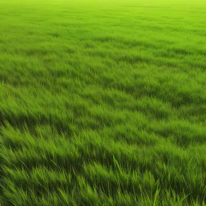 Vibrant Wheat Field under Clear Blue Sky