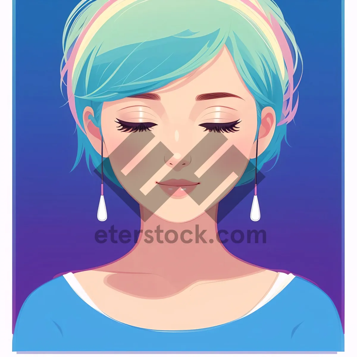 Picture of Cartoon Kid with Shoulder Clip Art - Child Cutout Art