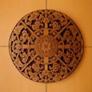 Antique Arabesque Clock Pendulum Decorative Art