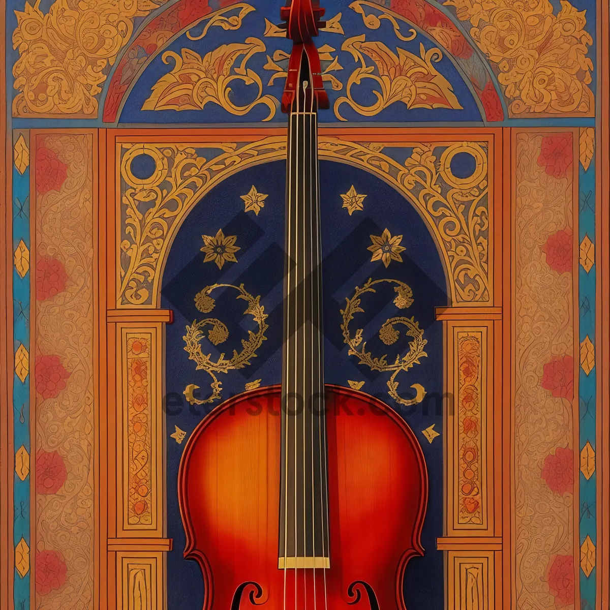 Picture of Vintage Stringed Melody: Antique Cello & Violin Duo