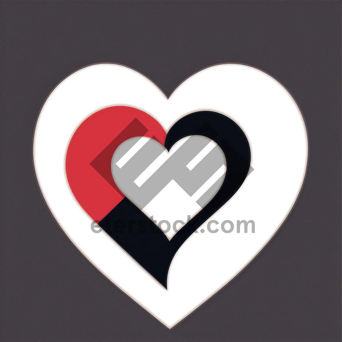 Picture of Romantic Valentine's Day Love Heart-shaped Icon