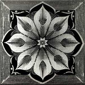 Vintage Floral Pattern Tile - Retro Decorative Wallpaper