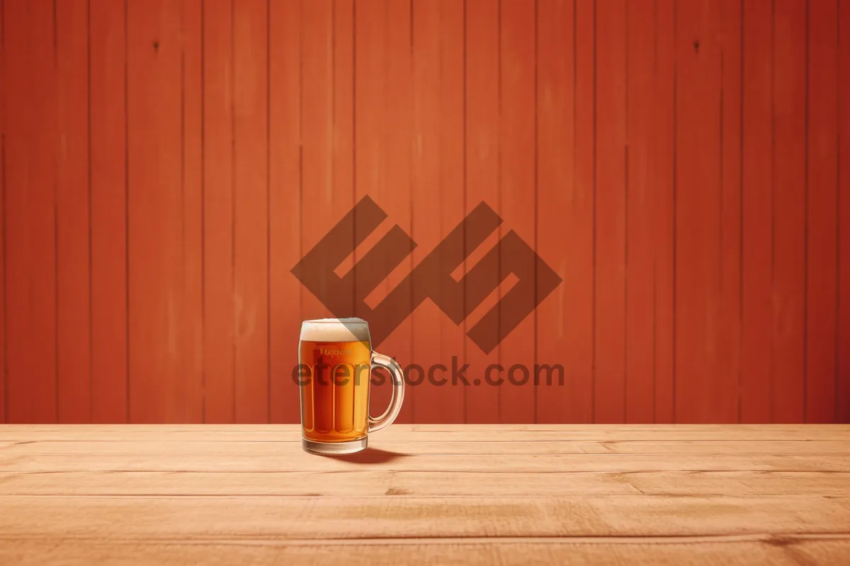 Picture of Hot coffee in glass cup on table.