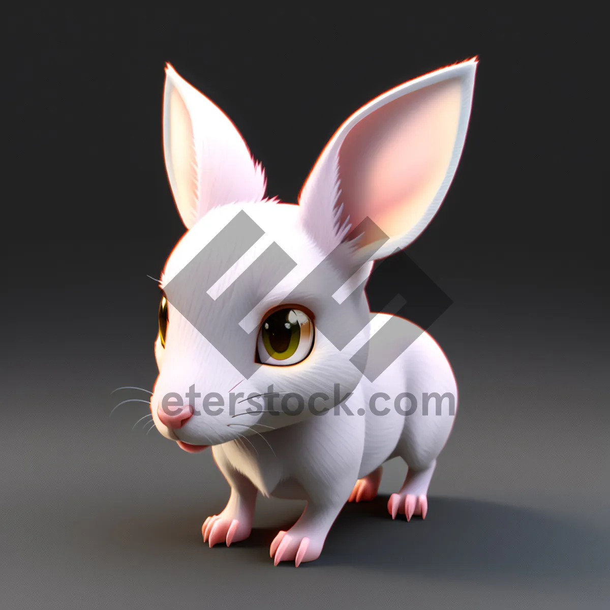 Picture of Adorable Bunny Ears: A Cute Easter Pet!