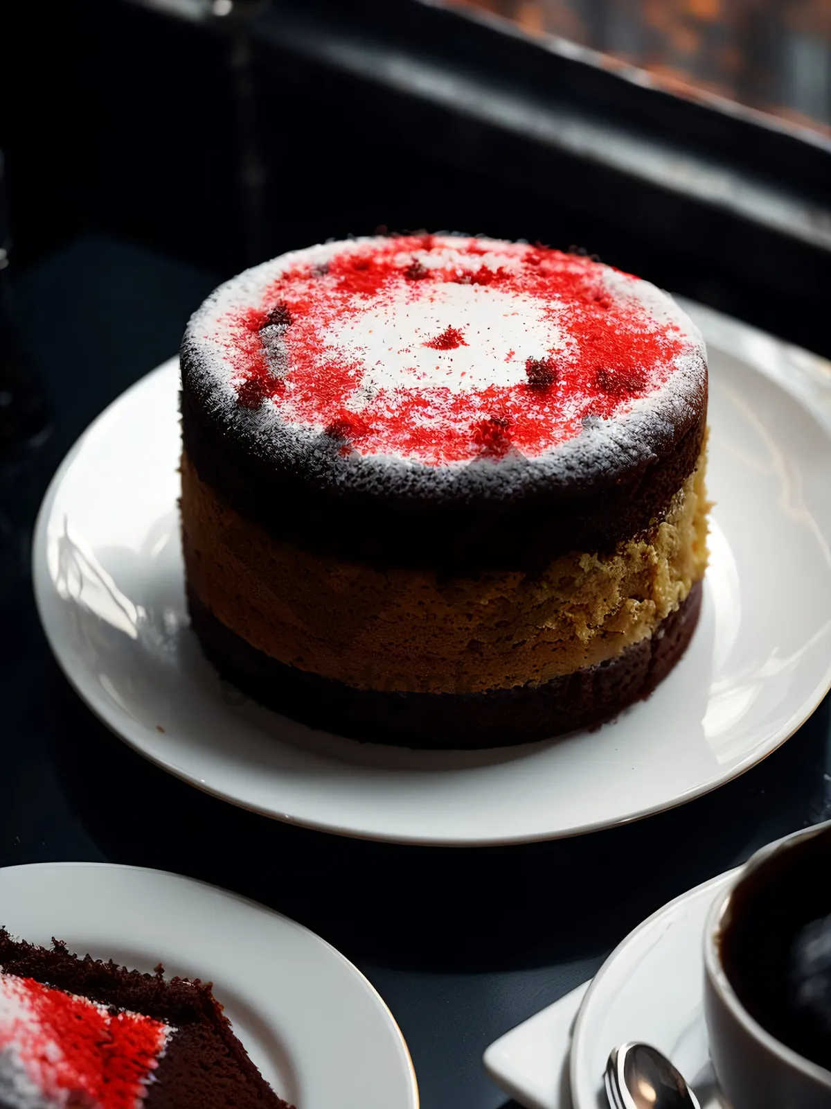 Picture of Delicious Chocolate Raspberry Cappuccino Pastry