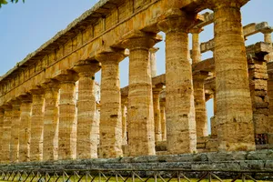 Ancient Roman Ruins in Historic City Center