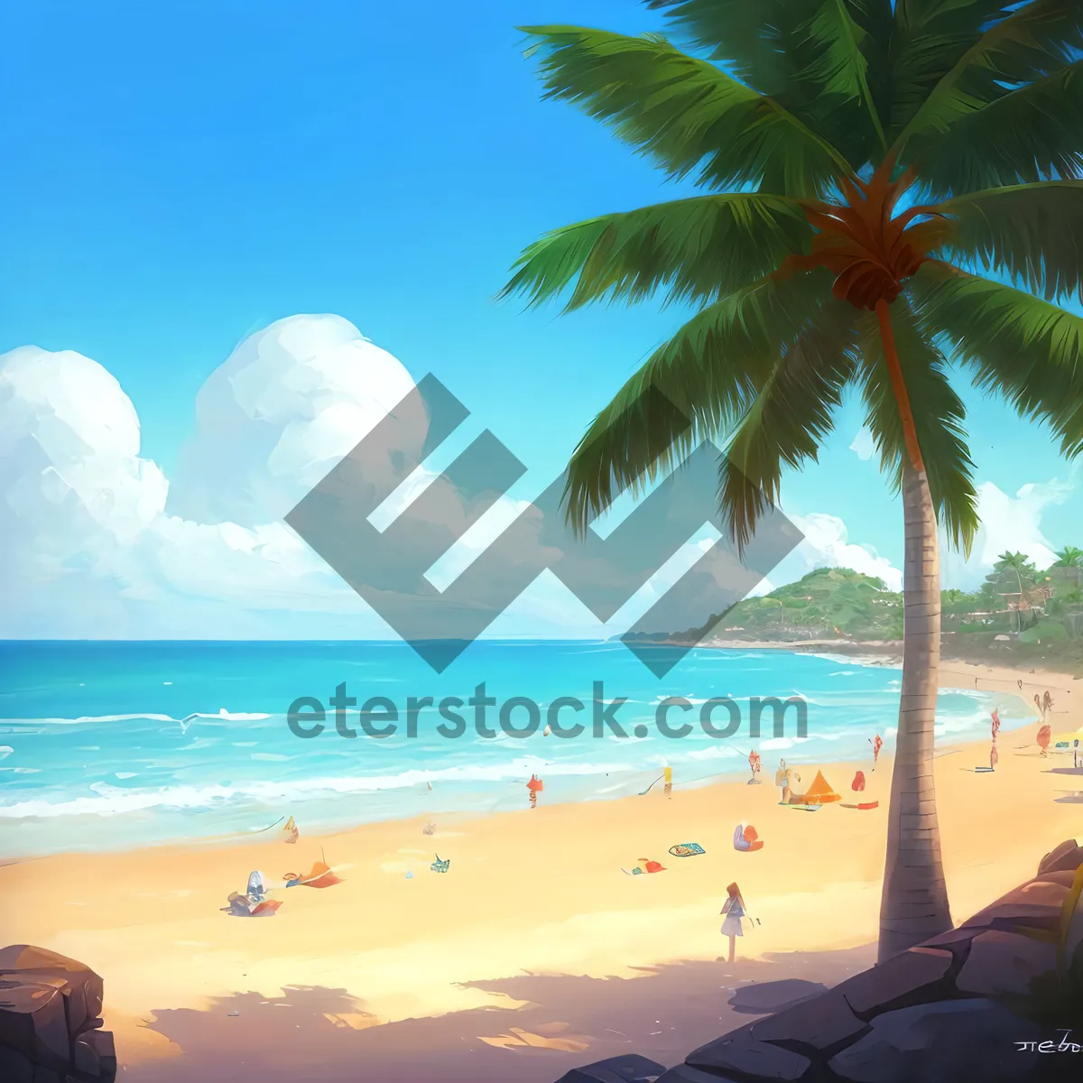 Picture of Tropical Paradise: Tranquil Coasts and Turquoise Waters