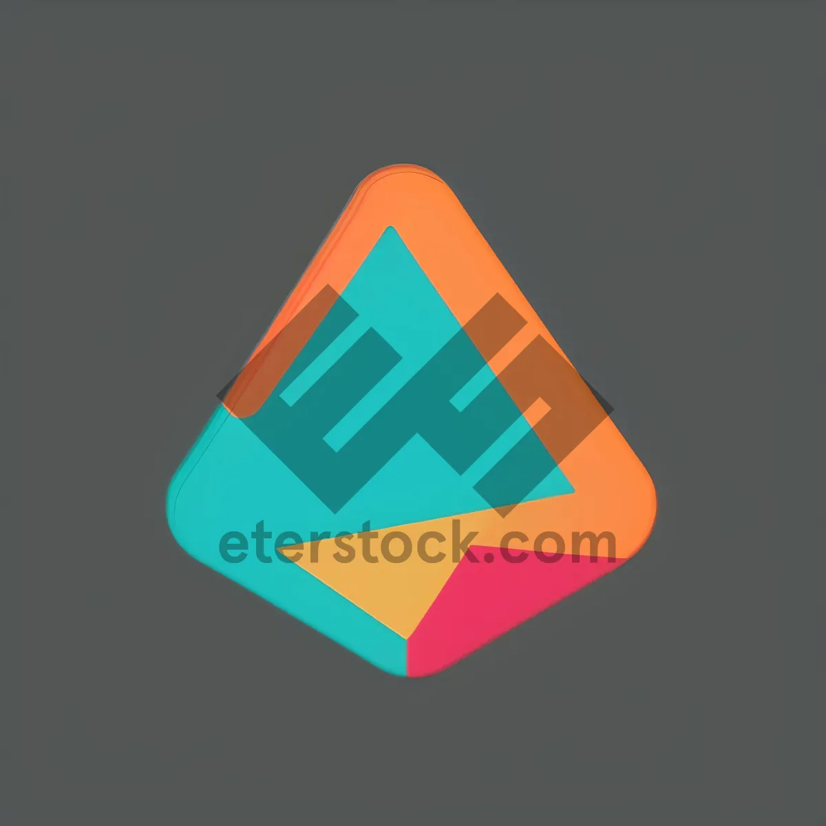 Picture of Modern Graphic Triangle Design Symbol