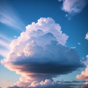 Sky's Embrace: Radiant Sun through Gossamer Clouds