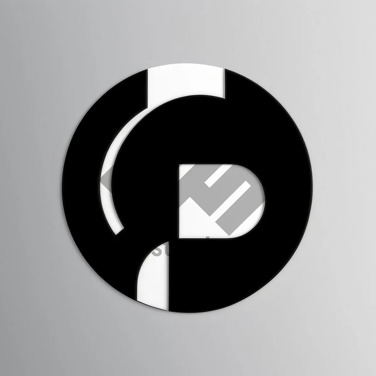 Picture of Sleek Black Web Icon Set - 3D Graphic