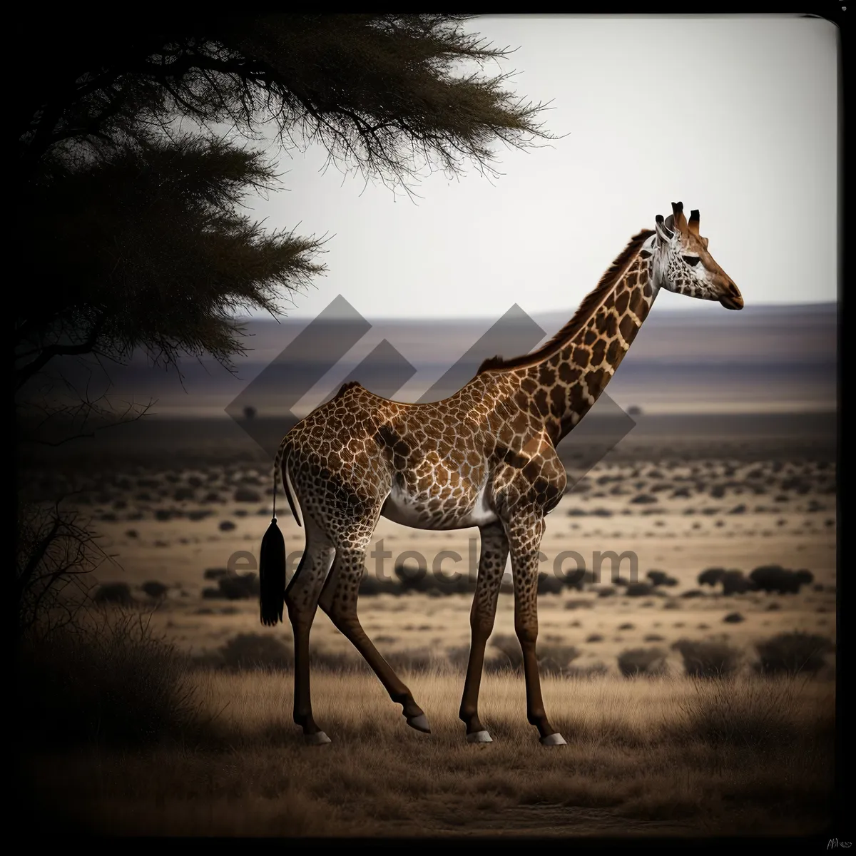 Picture of Safari Adventure: Majestic Cheetah Roams Grasslands