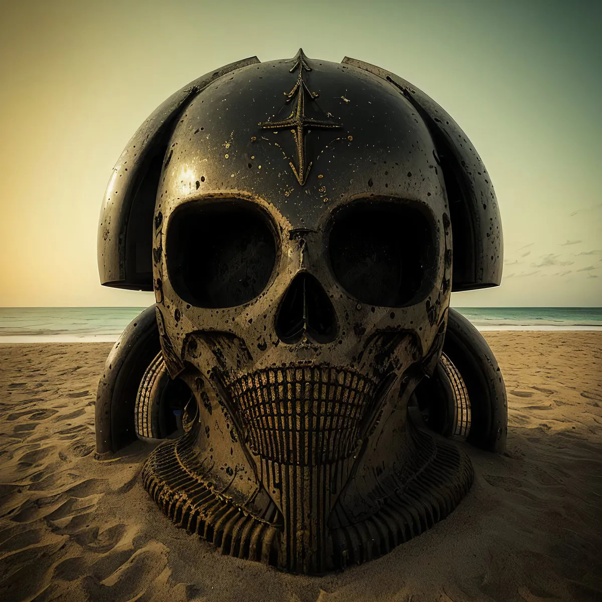 Picture of Skull and Crossbones Mask: Pirate-inspired Protective Disguise