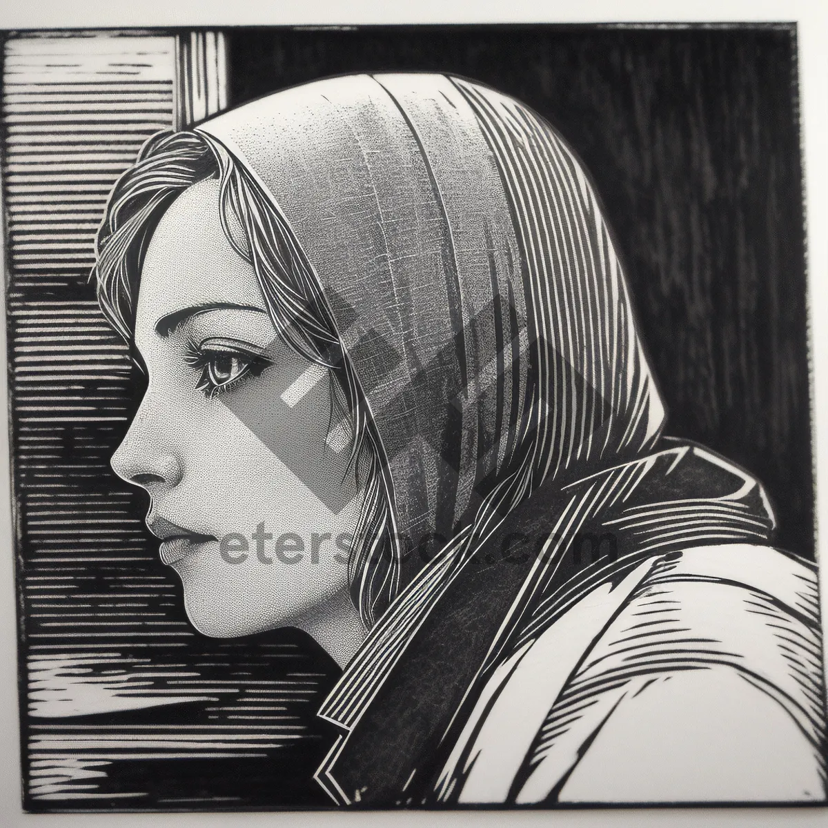 Picture of Seductive Beauty: Captivating Portrait of a Fashion Model