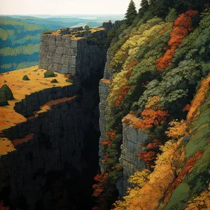 Majestic Grand Canyon Cliff, a Southwest Wonder