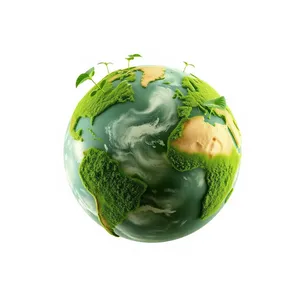 Globe Planet Earth Map 3D Icon Graphic