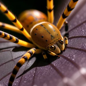 Yellow Garden Spider: Close-up of a Beautiful Arachnid