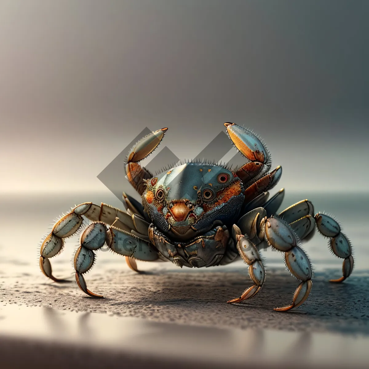 Picture of Rock Crab: Majestic Crustacean with Powerful Claws