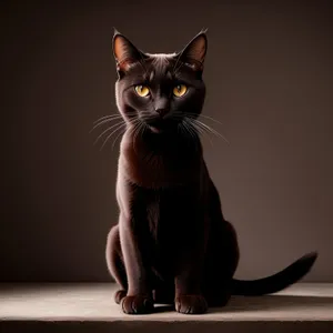 Charming Gray Striped Kitty with Playful Whiskers