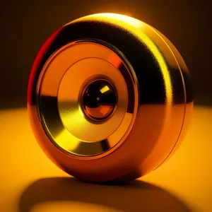 Shiny Compact Disk: Colorful Digital Music Storage