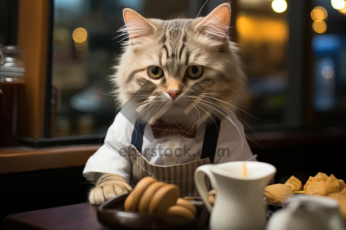 Picture of Black coffee in a hot cup on table