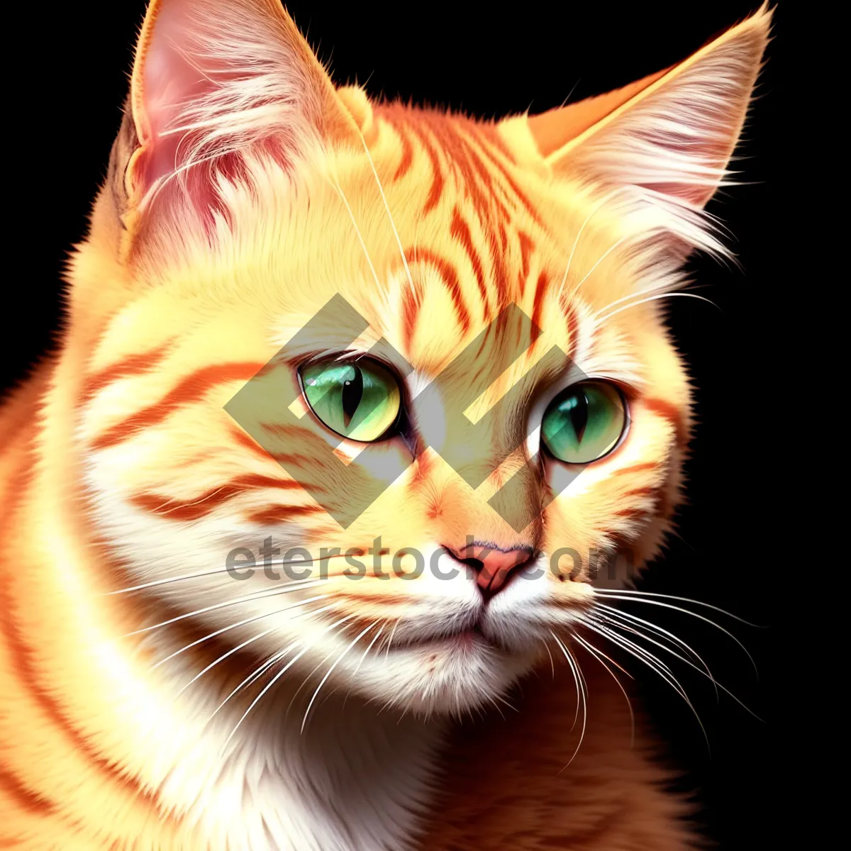 Picture of Fluffy Feline Cutie with Whiskers