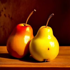 Sweet and Juicy Yellow Pear - Fresh and Healthy Fruit