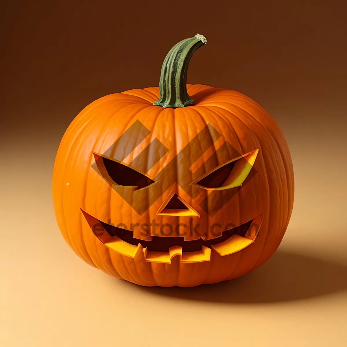 Picture of Spooky Jack-O'-Lantern Pumpkin Lantern Decoration