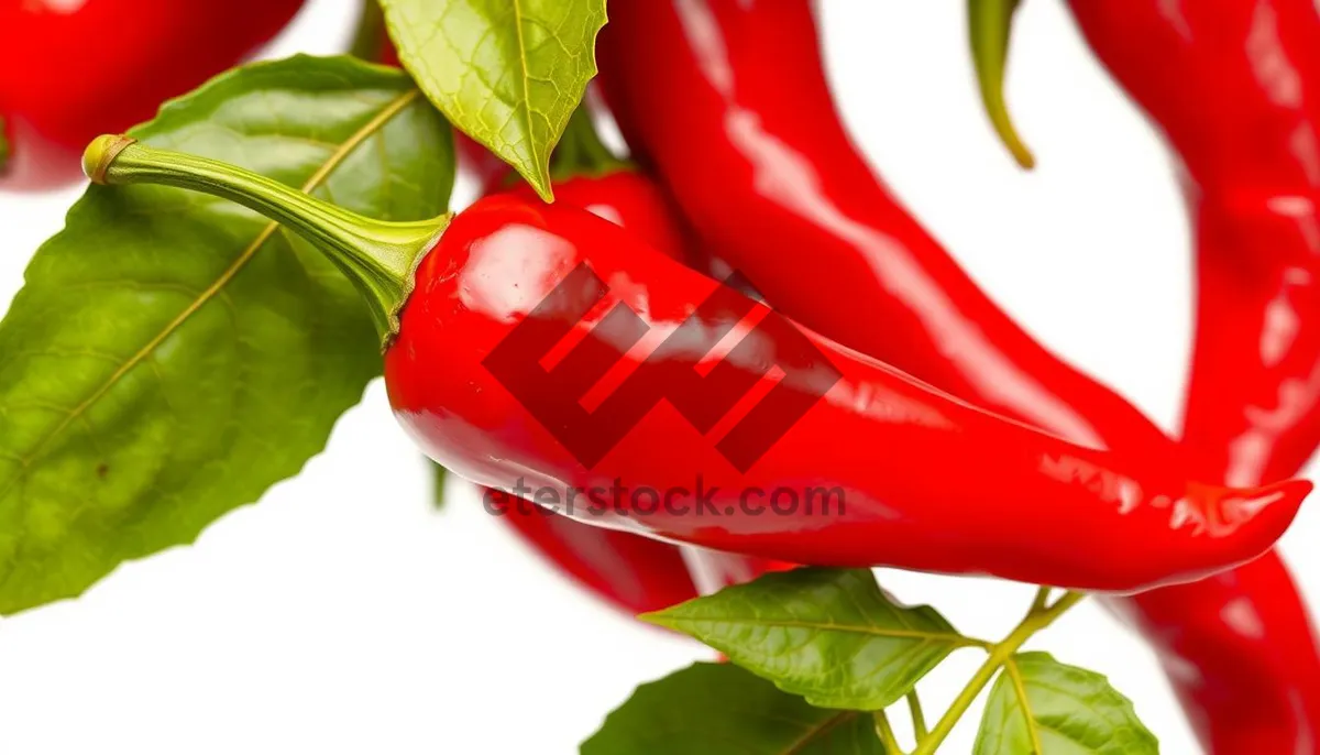 Picture of Colorful Fresh Vegetable Salad with Sweet Pepper and Tomato