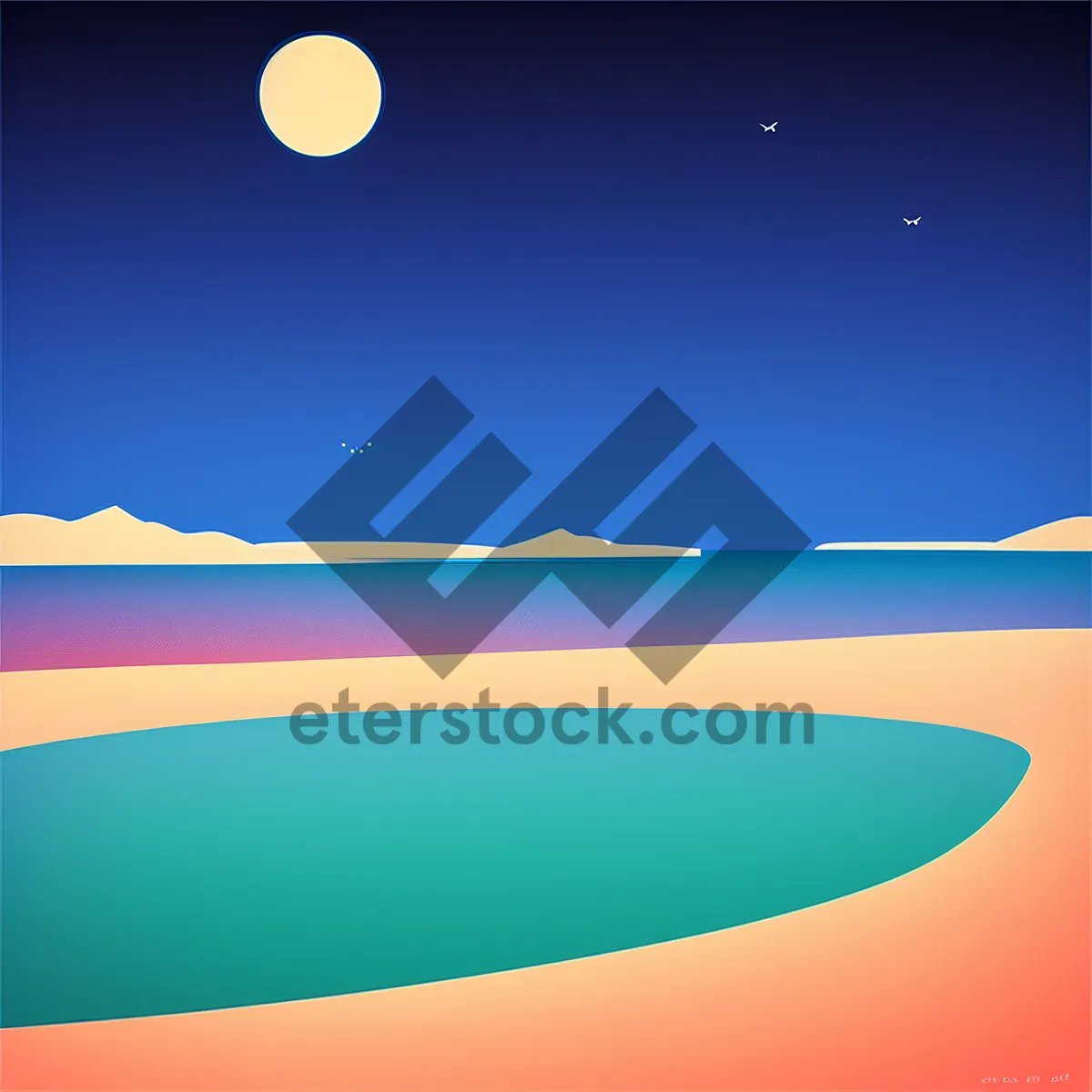 Picture of Modern Moonlight: Graphic Art with Curves