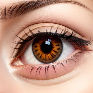 Vibrant Eye Makeup with Dramatic Eyelashes