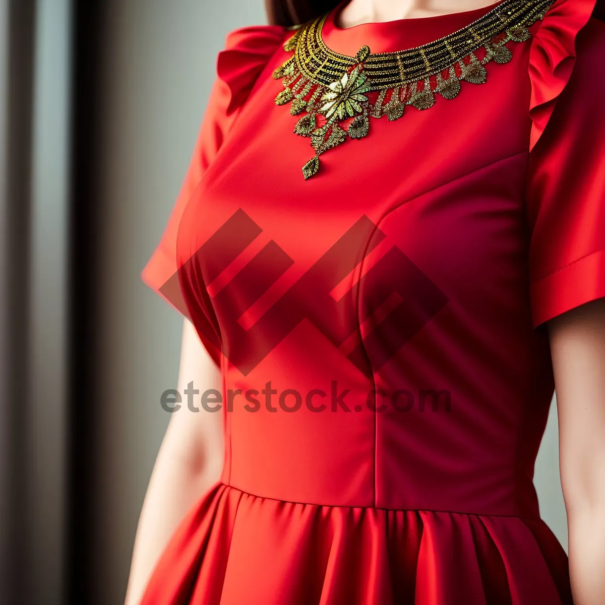 Picture of Smiling Brunette Model in Stylish Sportswear