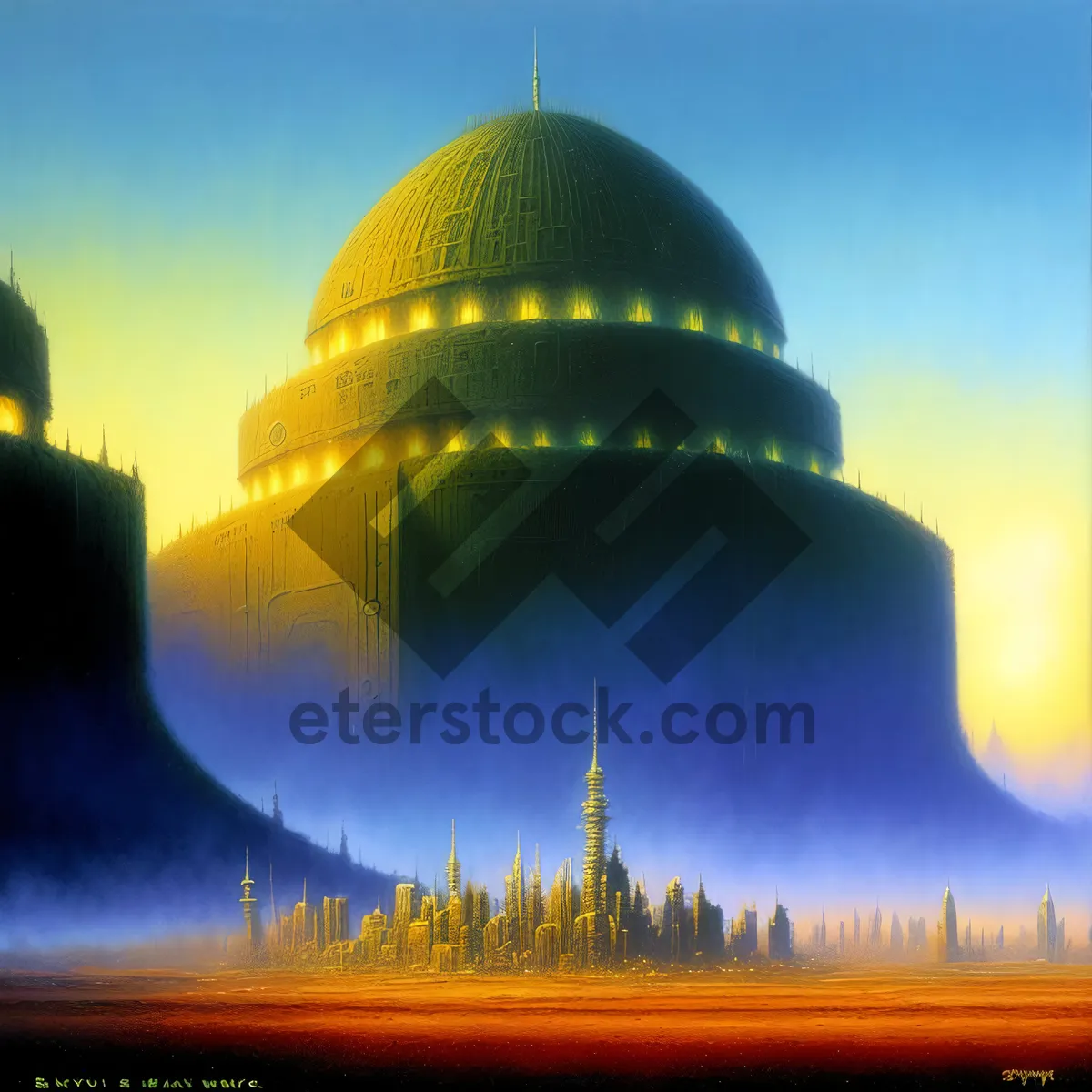 Picture of Majestic Dome: Iconic Religious Landmark amid Historic City