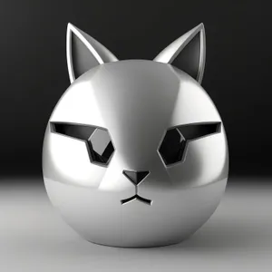 3D Sphere Icon Graphic Design Symbol