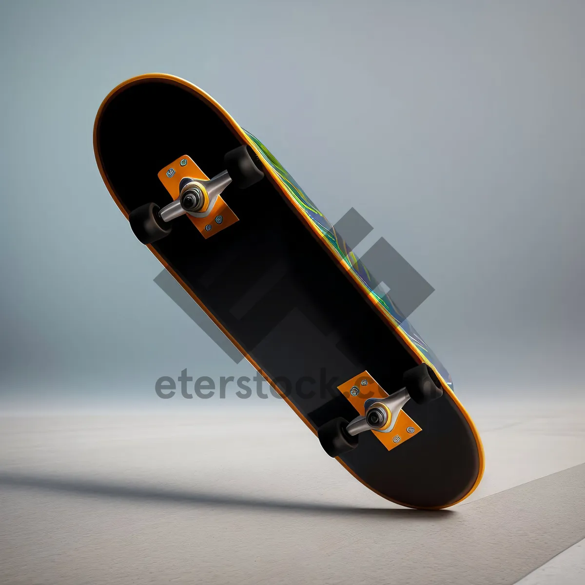 Picture of Skateboard Surfer with Device