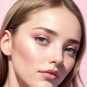 Radiant Beauty - Attractive Model with Captivating Eyes