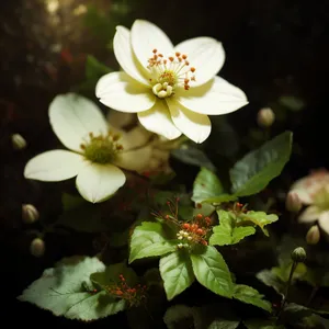 Delicate Floral Blooming in Summer