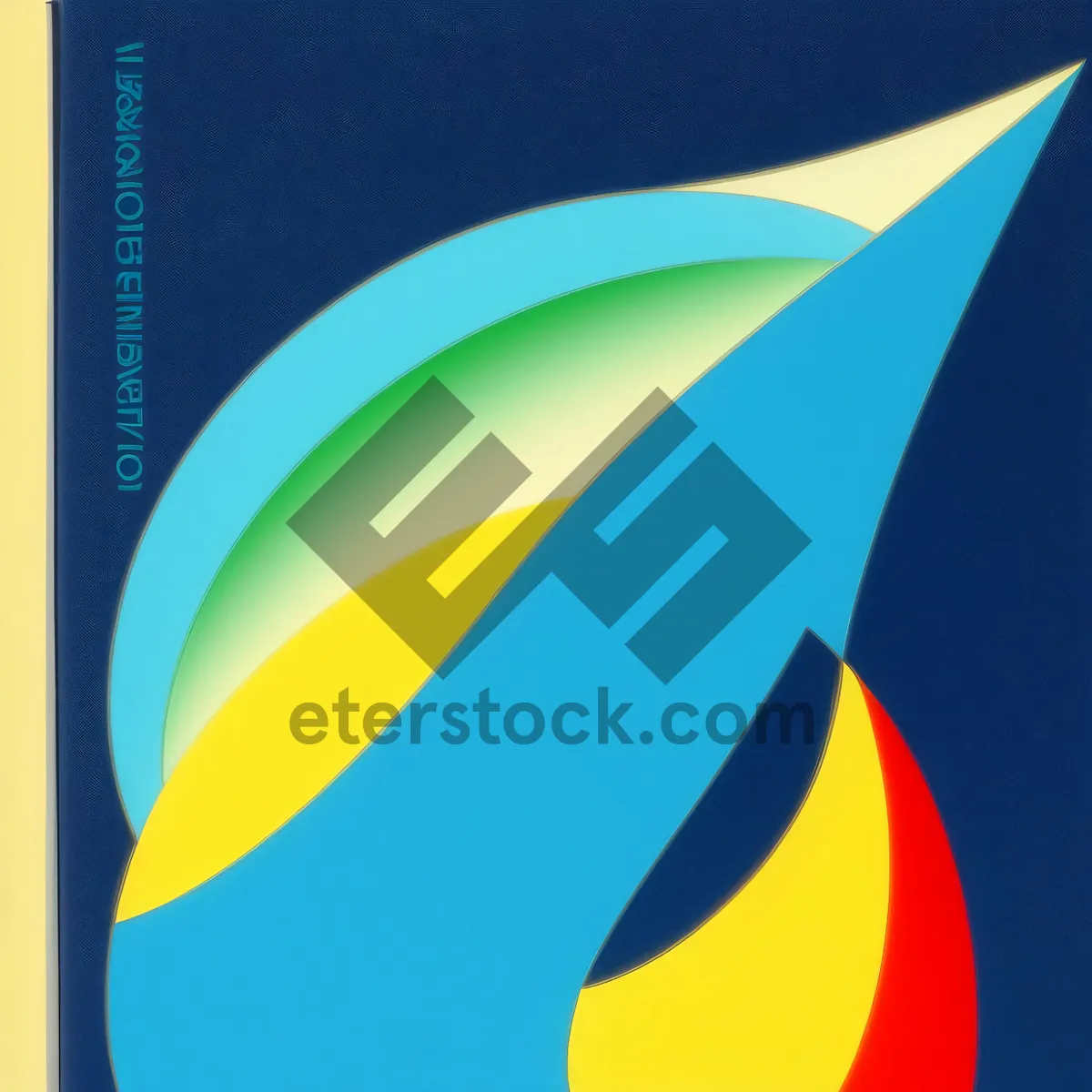 Picture of Flagwave Graphic Design Template: Artistic National Symbol with Breezy Shape