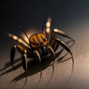 Close-up of Black Widow Spider